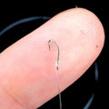 Pre-Snelled Barbed Tanago Micro Fishing Hooks – Size 0.3 (Pack of 20)