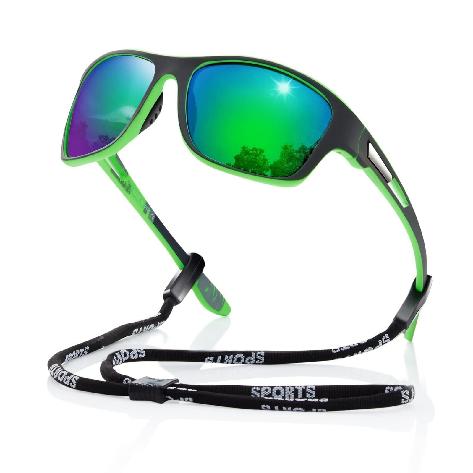 Fashion Sports Night Vision Glasses For Men Polarized Cycling Sunglasses Sun-shade