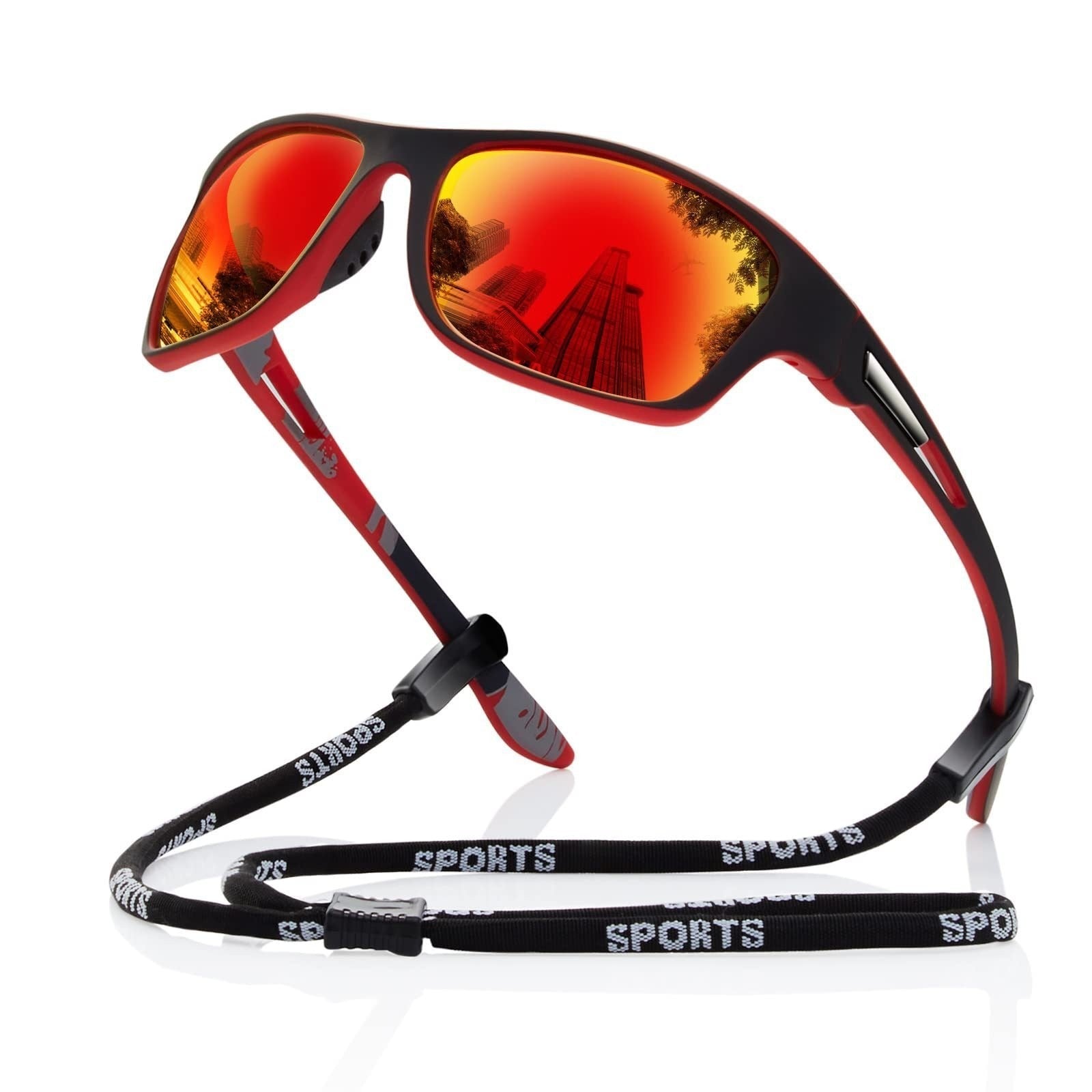 Fashion Sports Night Vision Glasses For Men Polarized Cycling Sunglasses Sun-shade