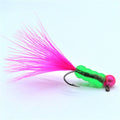 Hand Tied Crappie Jigs - Jelly Belly