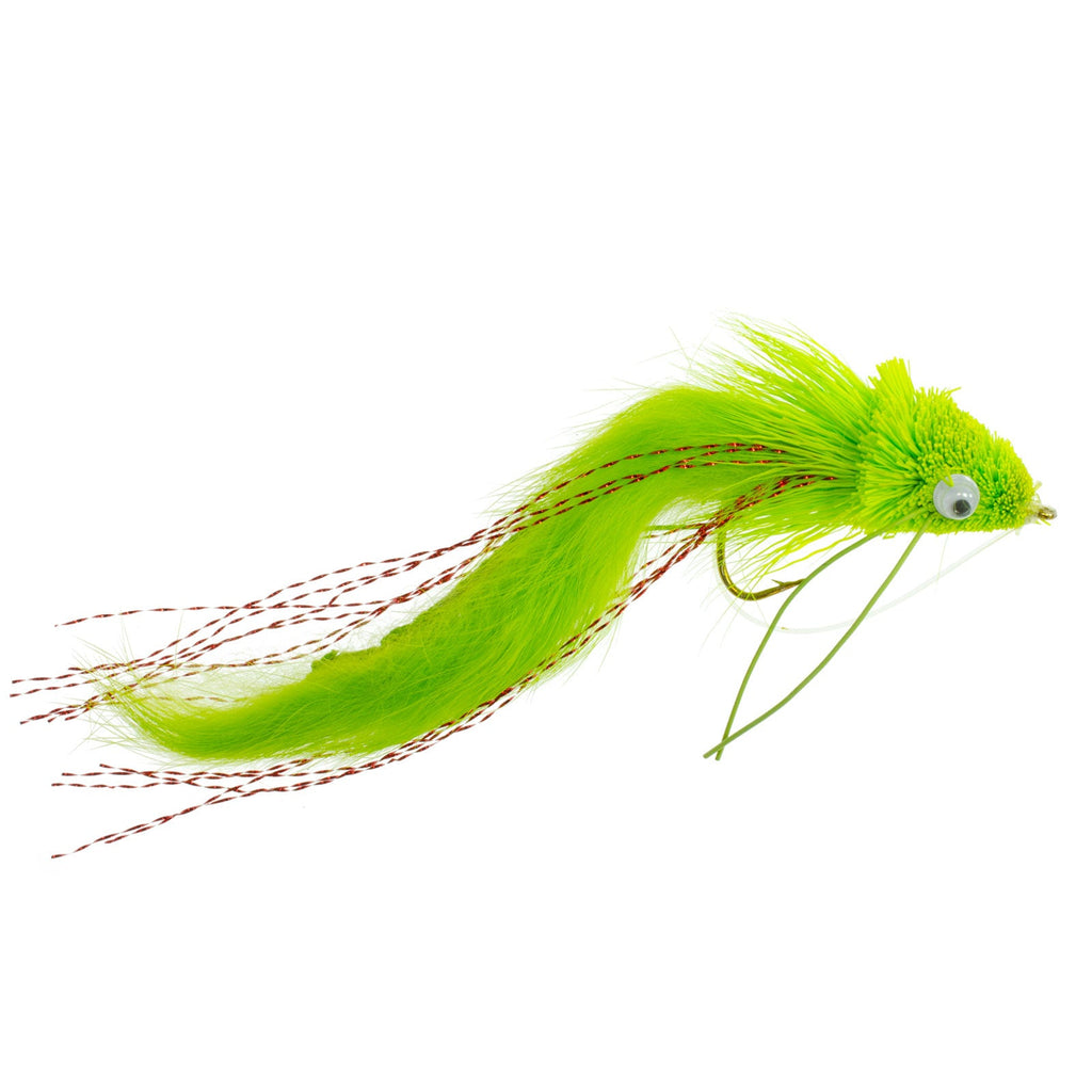 Bass Bug Collection -12 Spun Hair Bass Flies - Hook Sizes 2,4, 6 And 8